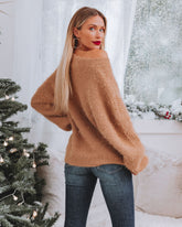 Belfair Fuzzy Knit Sweater - Light Mocha - FINAL SALE InsStreet